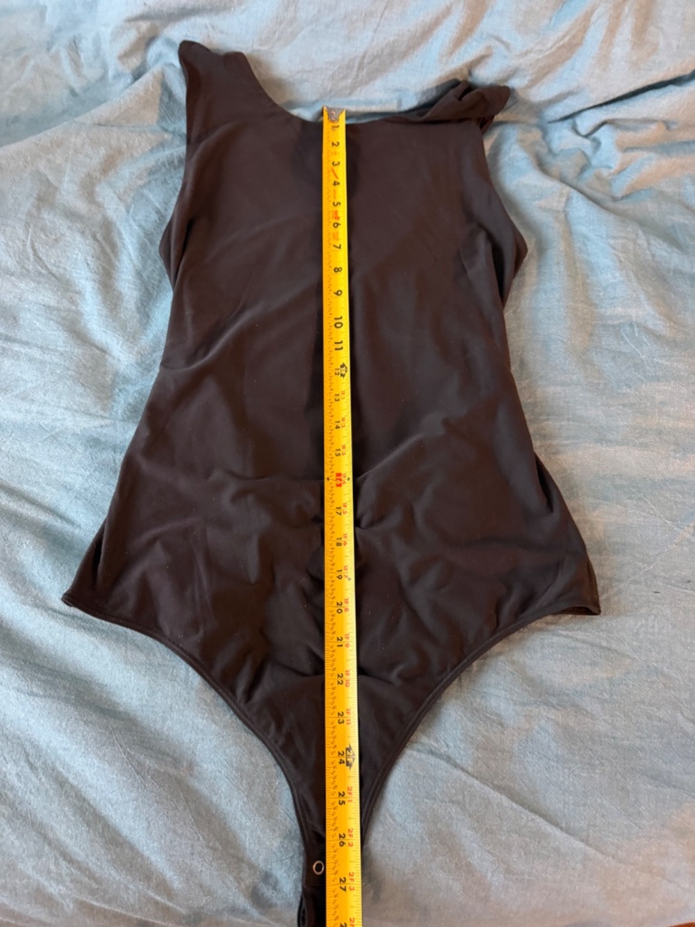 Abercrombie and Fitch Soft Matte Seamless Cross-Back Shell Bodysuit - size M - Picture 3 of 7